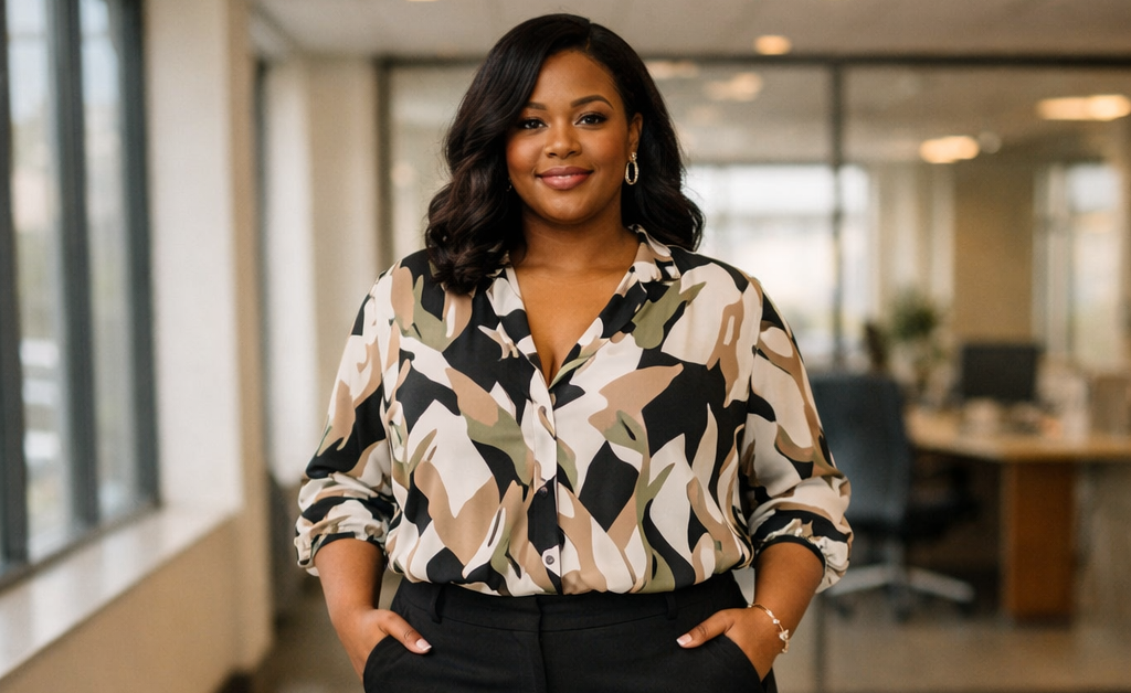 Spring Work Outfits for Plus Size