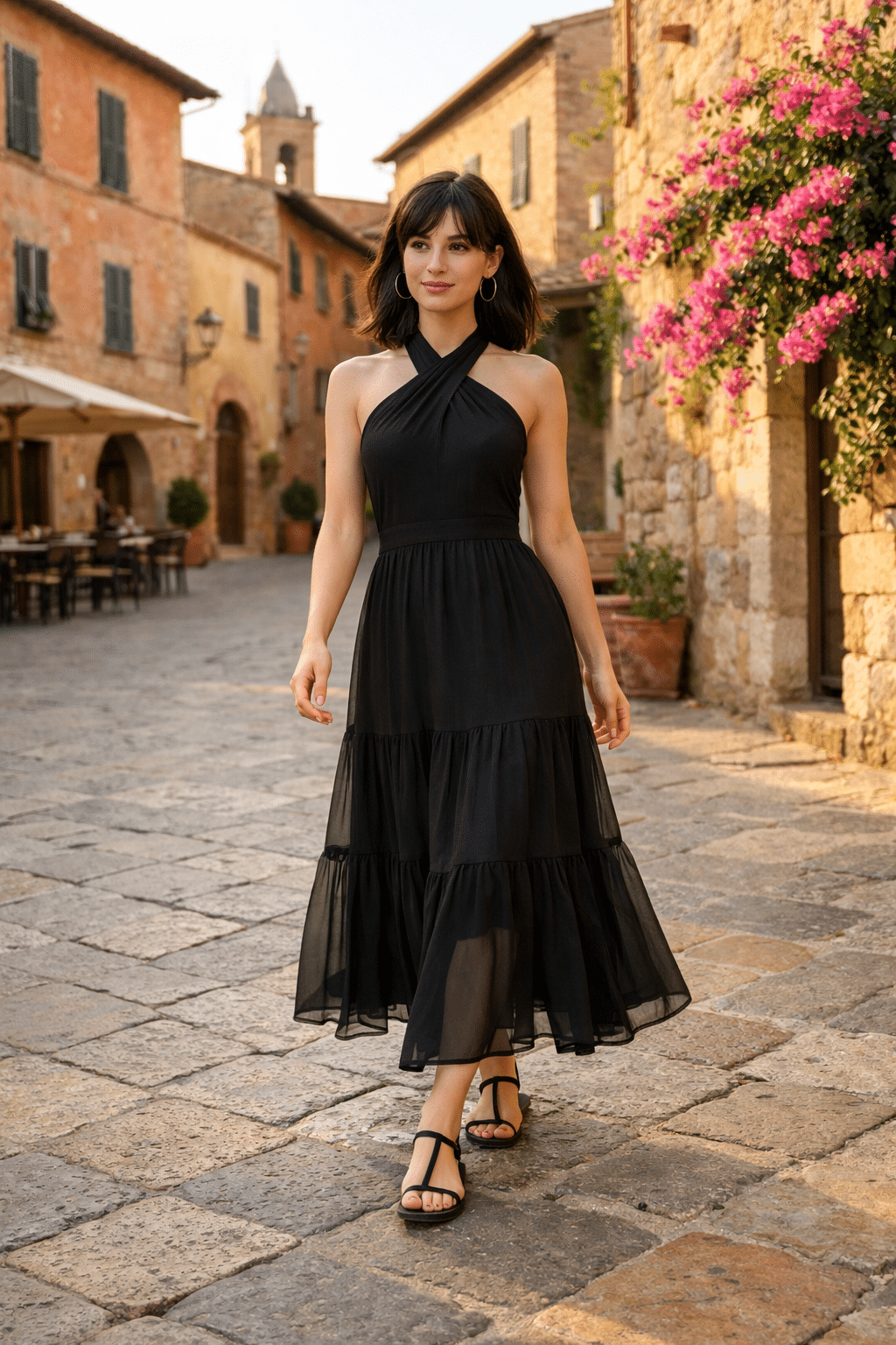 Stylish outfit perfect for Italy honeymoon outfits, showcasing elegant designs and chic accessories for romantic getaways.