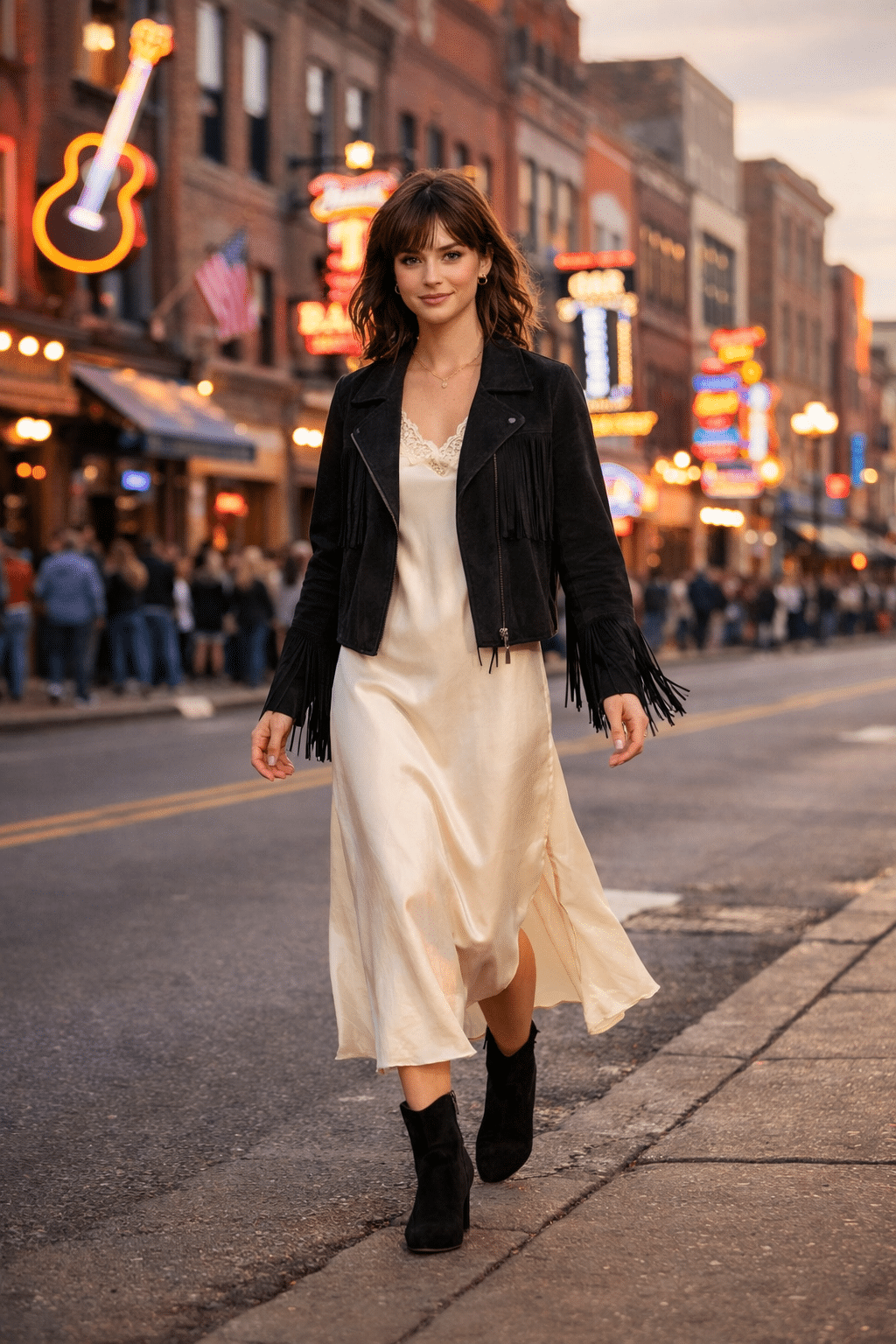Stylish outfit perfect for Nashville bachelorette outfits, featuring trendy colors and accessories. Stylish outfit perfect for Nashville bachelorette outfits, featuring trendy colors and accessories.
