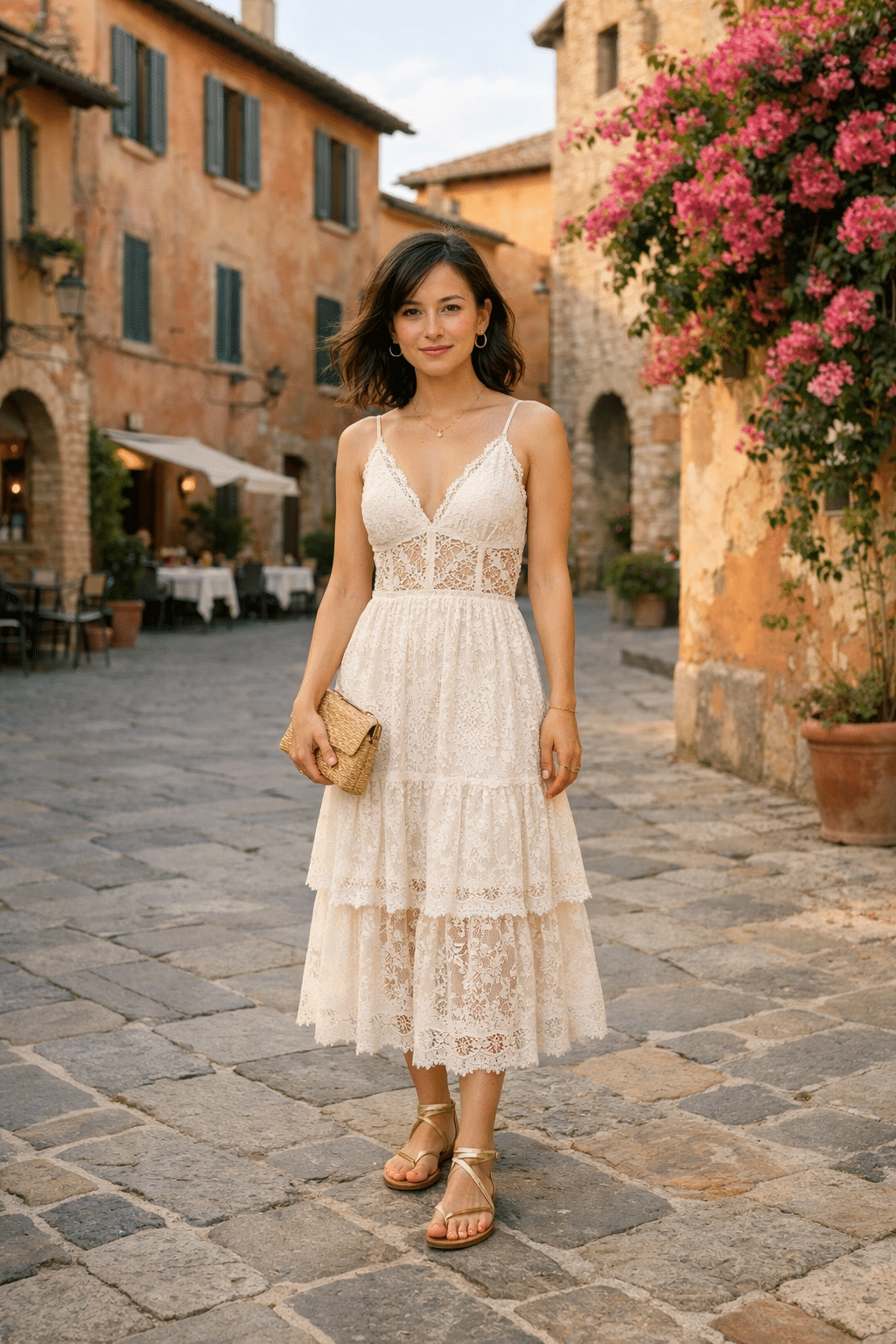 Chic petite Italy outfits perfect for exploring the streets of Florence in style.