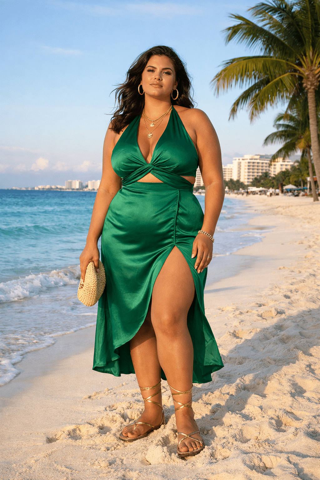 Chic plus size Cancun outfits perfect for a tropical getaway, featuring vibrant colors and trendy accessories. Chic plus size Cancun outfits perfect for a tropical getaway, featuring vibrant colors and trendy accessories.