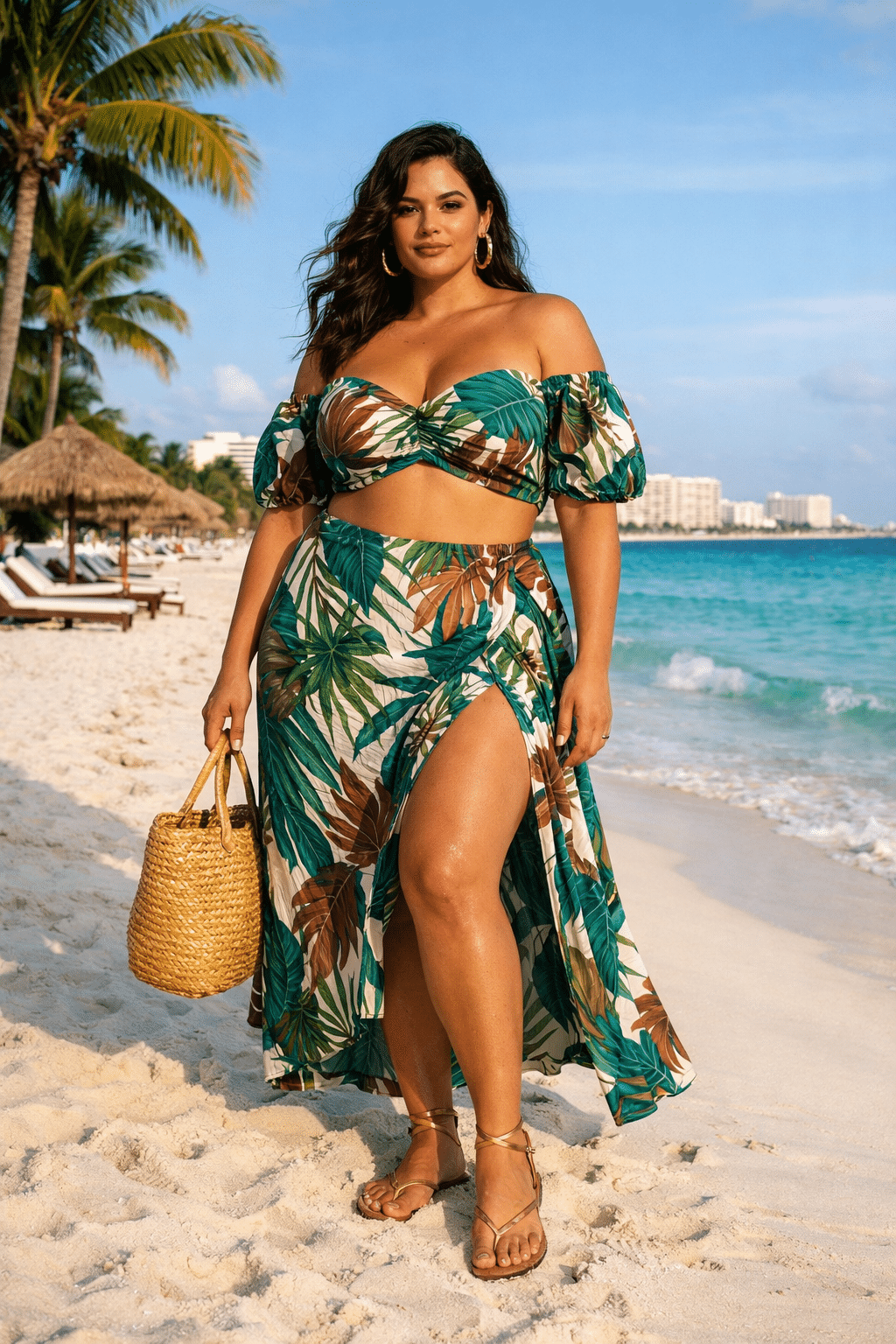 Plus size Cancun outfits featuring a chic and trendy summer look perfect for your beach getaway. Plus size Cancun outfits featuring a chic and trendy summer look perfect for your beach getaway.